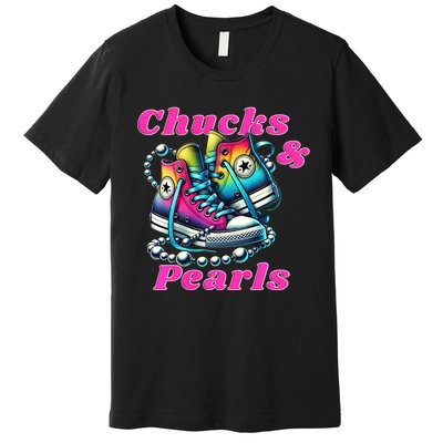 Chucks And Pearls Premium T-Shirt