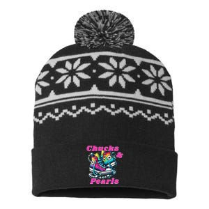 Chucks And Pearls USA-Made Snowflake Beanie