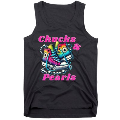 Chucks And Pearls Tank Top