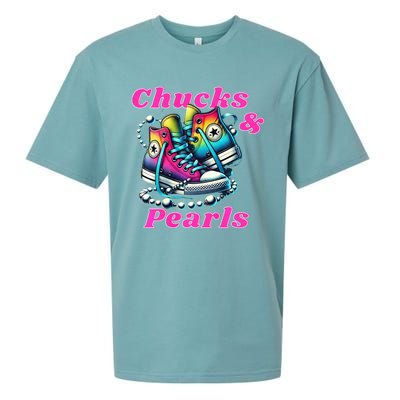 Chucks And Pearls Sueded Cloud Jersey T-Shirt