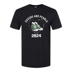 Chucks And Pearls Kamala Harris 2024 Softstyle CVC T-Shirt