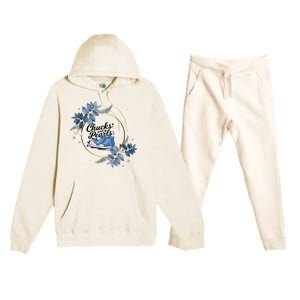 Chucks And Pearls For Ladies 2025 Flowers Premium Hooded Sweatsuit Set