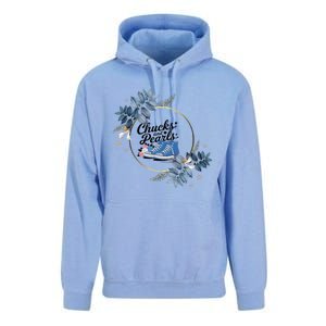 Chucks And Pearls For Ladies 2025 Flowers Unisex Surf Hoodie