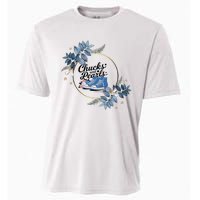 Chucks And Pearls For Ladies 2025 Flowers Cooling Performance Crew T-Shirt