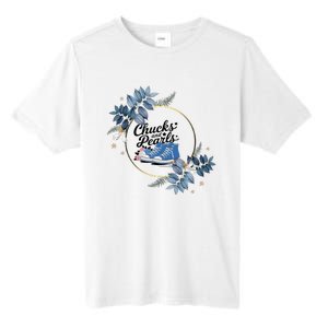 Chucks And Pearls For Ladies 2025 Flowers Tall Fusion ChromaSoft Performance T-Shirt