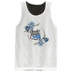 Chucks And Pearls For Ladies 2025 Flowers Mesh Reversible Basketball Jersey Tank