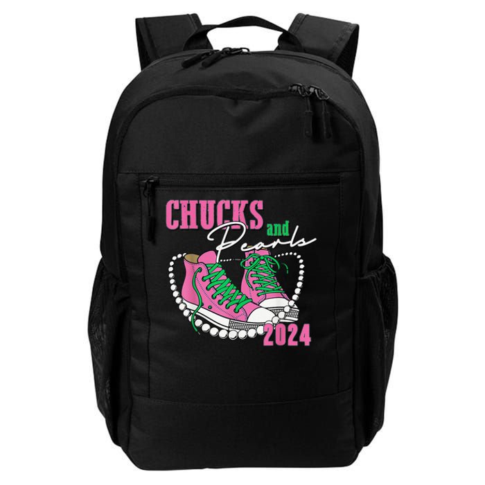 Chucks And Pearls IM With Her Kamala 2024 Gift Daily Commute Backpack