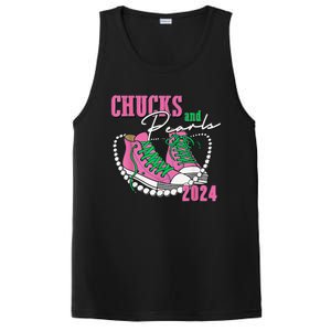 Chucks And Pearls IM With Her Kamala 2024 Gift PosiCharge Competitor Tank