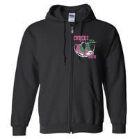 Chucks And Pearls IM With Her Kamala 2024 Gift Full Zip Hoodie