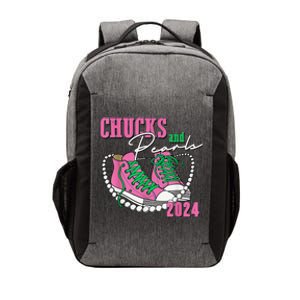 Chucks And Pearls IM With Her Kamala 2024 Gift Vector Backpack