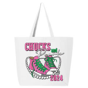 Chucks And Pearls IM With Her Kamala 2024 Gift 25L Jumbo Tote