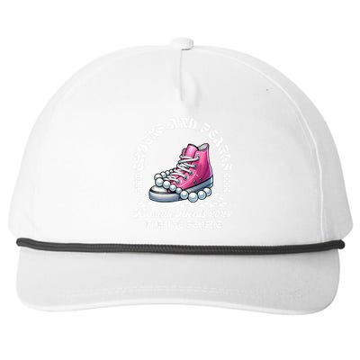 Chucks And Pearls Kamala Harris 2024 President Campaign Snapback Five-Panel Rope Hat