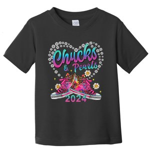 Chucks And Pearls Kamala Harris 2024 For President 47 Gift Toddler T-Shirt