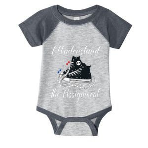 Chucks And Pearls Election 2024 I Understand Theignment Infant Baby Jersey Bodysuit