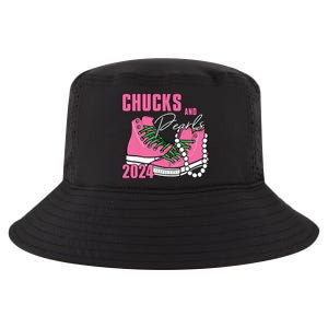 Chucks And Pearls Im With Her Kamala 2024 Cool Comfort Performance Bucket Hat