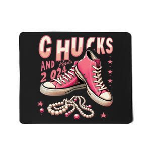 Chucks And Pearls 2024 President Election Day Kamala Harris Mousepad