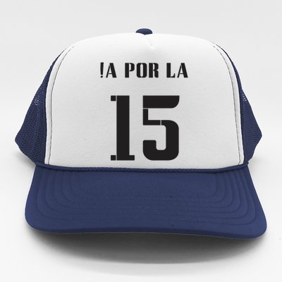 Cool A Por La 15 Real Madrid Soccer Trucker Hat