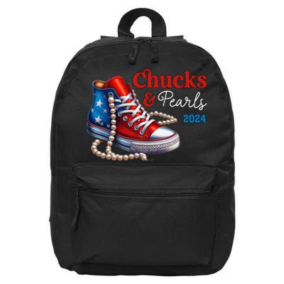 Chucks And Pearls 2024 IM With Her Kamala Gift 16 in Basic Backpack