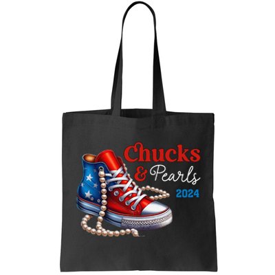 Chucks And Pearls 2024 IM With Her Kamala Gift Tote Bag