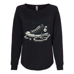 Chucks And Pearls IM With Her Kamala 2024 Womens California Wash Sweatshirt