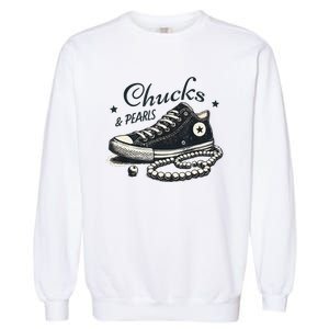 Chucks And Pearls IM With Her Kamala 2024 Garment-Dyed Sweatshirt