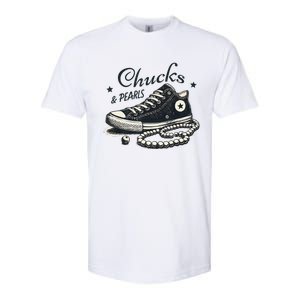 Chucks And Pearls IM With Her Kamala 2024 Softstyle CVC T-Shirt