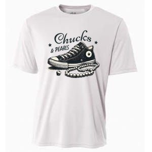 Chucks And Pearls IM With Her Kamala 2024 Cooling Performance Crew T-Shirt