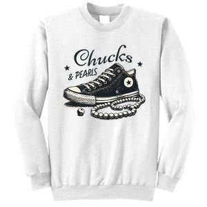 Chucks And Pearls IM With Her Kamala 2024 Sweatshirt