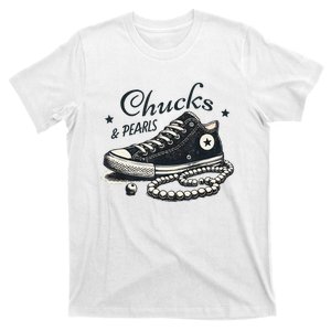 Chucks And Pearls IM With Her Kamala 2024 T-Shirt