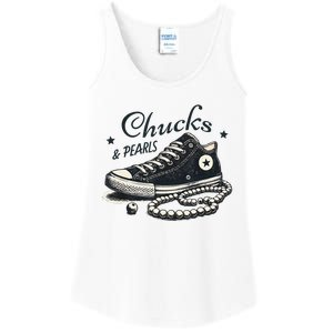 Chucks And Pearls IM With Her Kamala 2024 Ladies Essential Tank