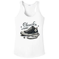 Chucks And Pearls IM With Her Kamala 2024 Ladies PosiCharge Competitor Racerback Tank