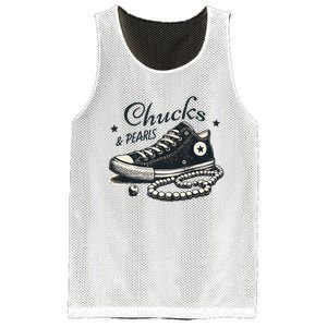 Chucks And Pearls IM With Her Kamala 2024 Mesh Reversible Basketball Jersey Tank