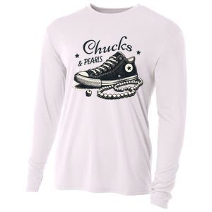 Chucks And Pearls IM With Her Kamala 2024 Cooling Performance Long Sleeve Crew