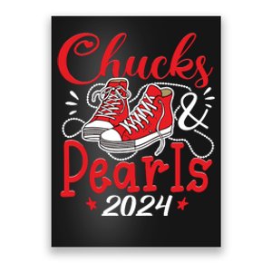 Chucks And Pearls Im With Her Kamala 2024 Poster