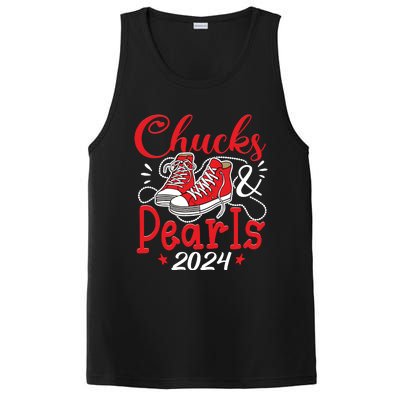 Chucks And Pearls Im With Her Kamala 2024 PosiCharge Competitor Tank