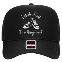 Chucks And Pearls Election 2024 I Understand The Assignment High Crown Mesh Back Trucker Hat