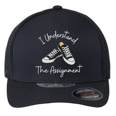 Chucks And Pearls Election 2024 I Understand The Assignment Flexfit Unipanel Trucker Cap