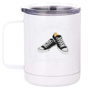 Chucks And Pearls Election 2024 I Understand The Assignment 12 oz Stainless Steel Tumbler Cup