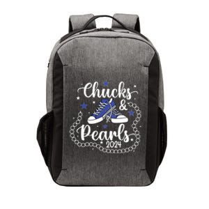 Chucks And Pearls Kamala Harris 2024 Meme Vote President Vector Backpack