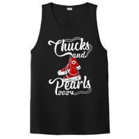 Chucks And Pearls Kamala Harris 2024 Support Gifts Women PosiCharge Competitor Tank