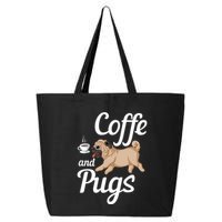 Coffee And Pugs 25L Jumbo Tote