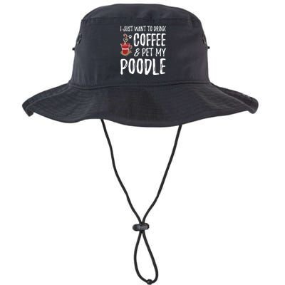 Coffee And Poodle For Poodle Dog Mom T Legacy Cool Fit Booney Bucket Hat