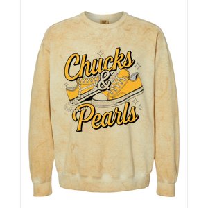 Chucks And Pearls 2024 Colorblast Crewneck Sweatshirt