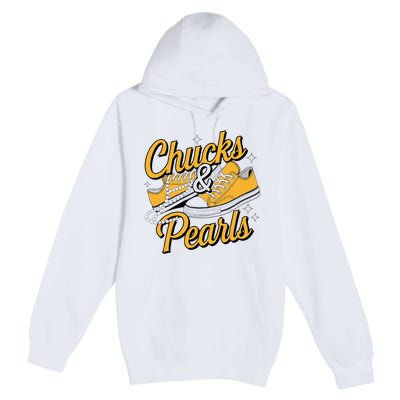 Chucks And Pearls 2024 Premium Pullover Hoodie