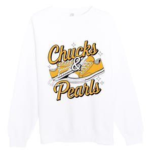 Chucks And Pearls 2024 Premium Crewneck Sweatshirt