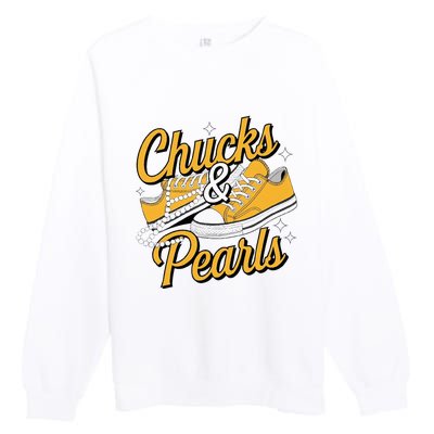 Chucks And Pearls 2024 Premium Crewneck Sweatshirt