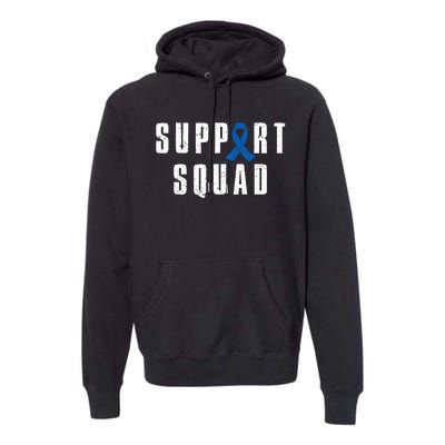 Child Abuse Prevention Awareness Warrior Support Squad Premium Hoodie