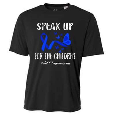 Child Abuse Prevention Month Child Abuse Awareness Cooling Performance Crew T-Shirt