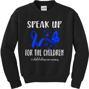 Child Abuse Prevention Month Child Abuse Awareness Kids Sweatshirt