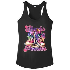 Chucks And Pearls Im With Her Kamala Harris 2024 Ladies PosiCharge Competitor Racerback Tank